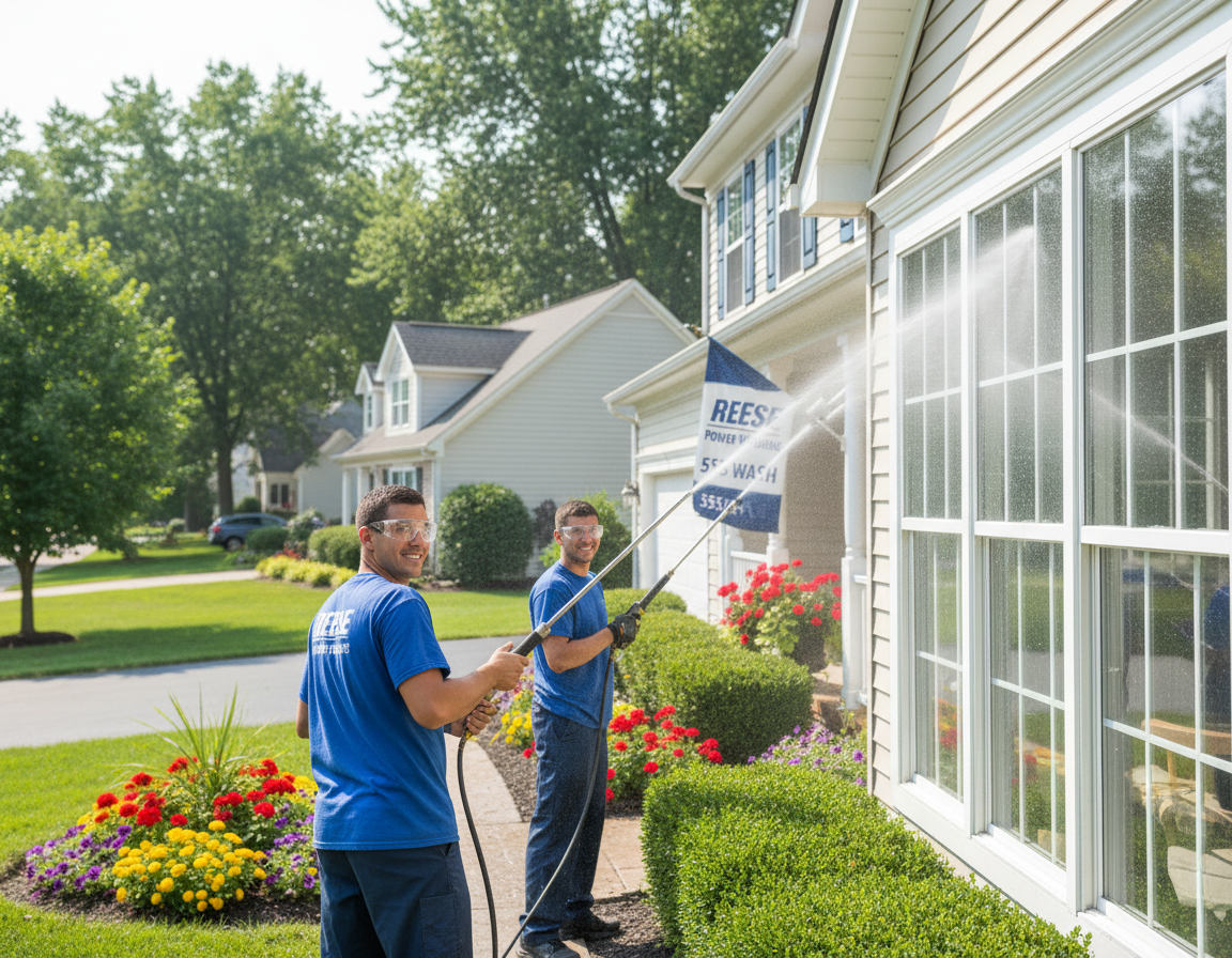home pressure washing in Westerville, OH