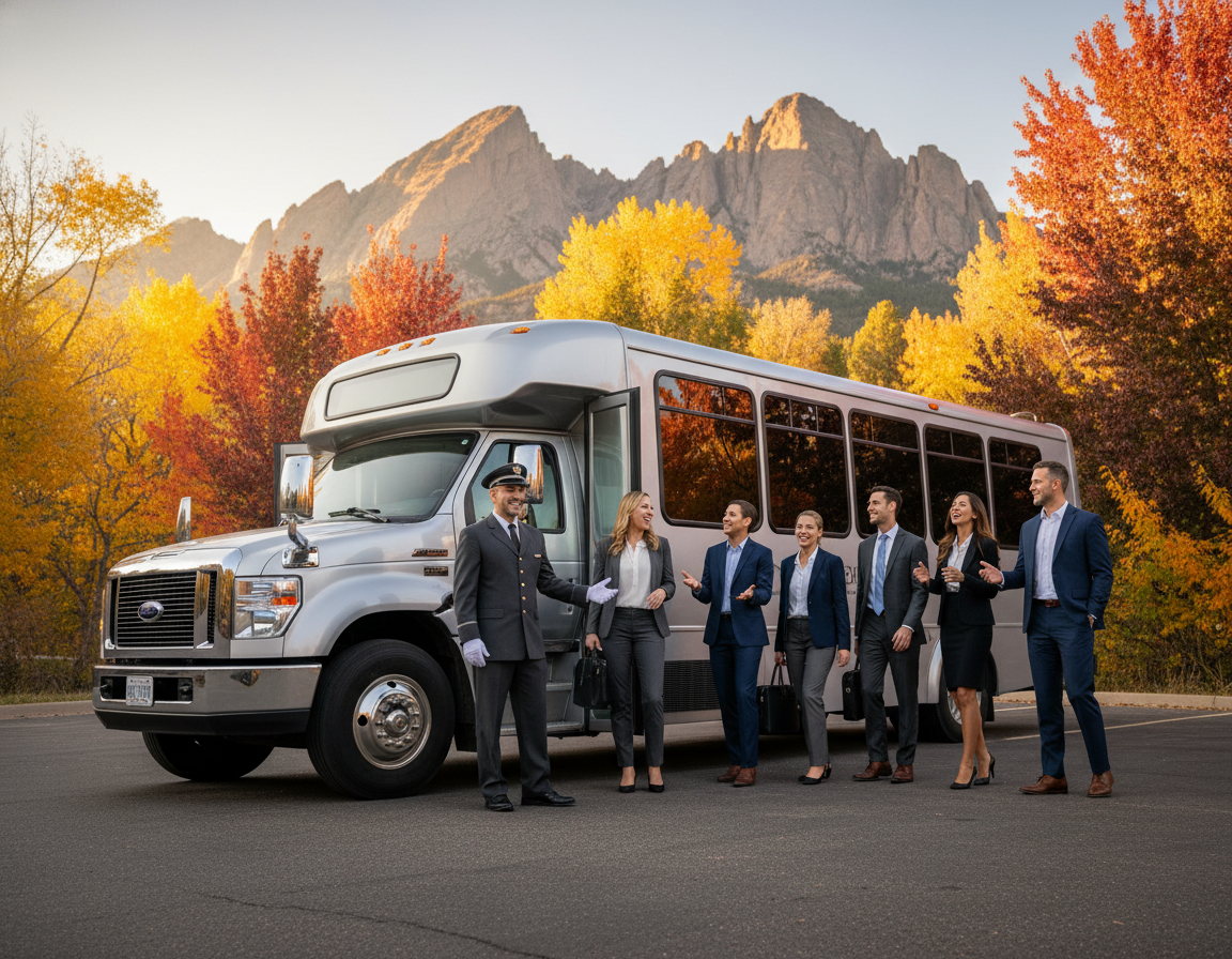 Broomfield party bus and bus charter