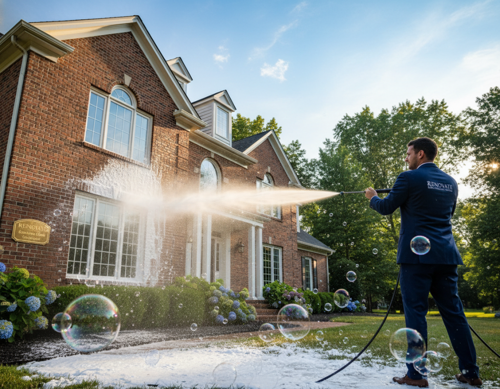 Mobile Window Washing Unit Arrives to Your Upper Arlington Home