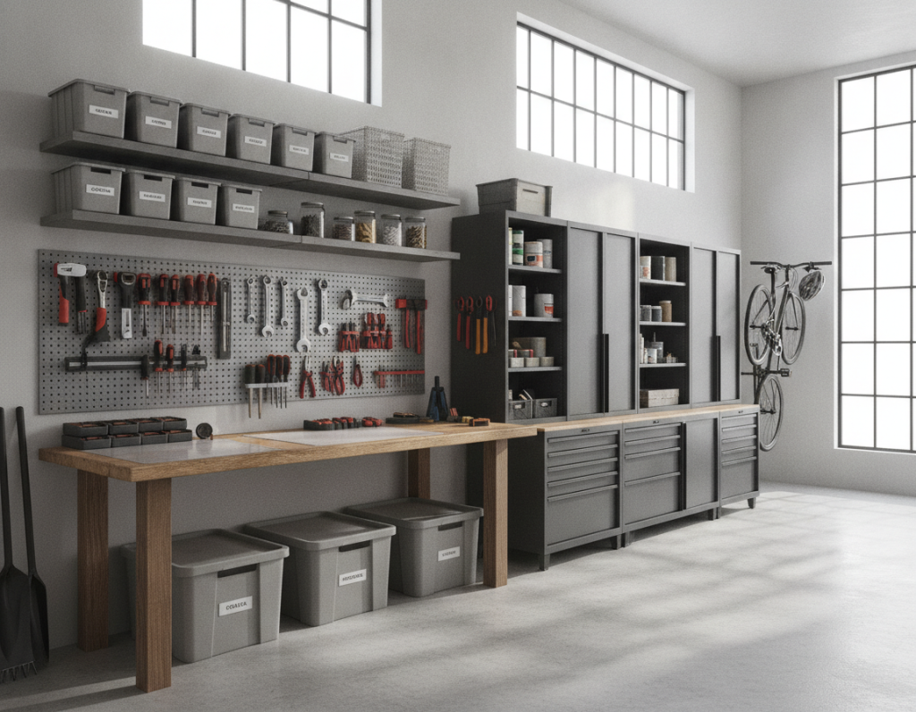 Inexpensive Garage Organization Hacks